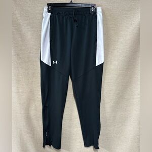 Under Armour Black and White Joggers, light stains in white areas